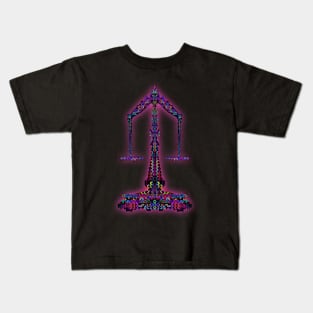 Libra 7c Black Kids T-Shirt